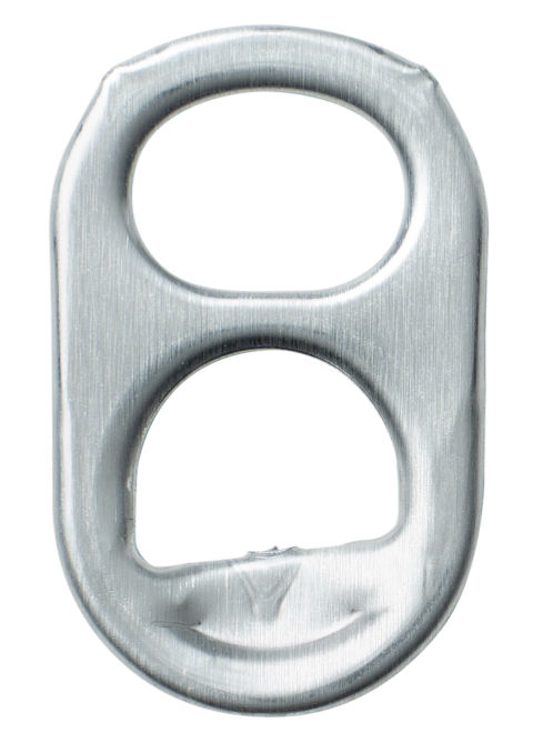 A tab on a can of LaCroix.